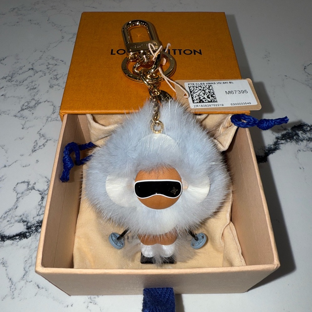 Louis Vuitton Xmas Vivienne Winter Ski Bag Charm